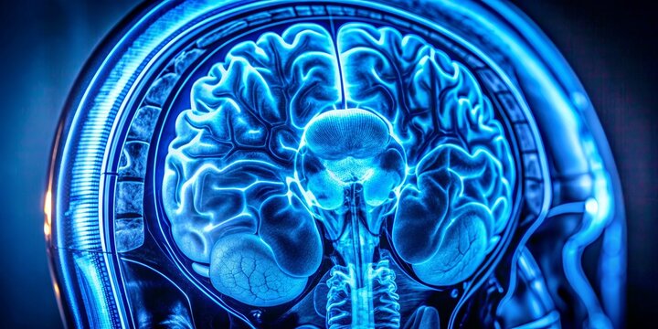 Axial magnetic resonance imaging (MRI) brain scan depicting focal T2 hyperintensity within the left basal ganglia, consistent with a small vessel ischemic stroke