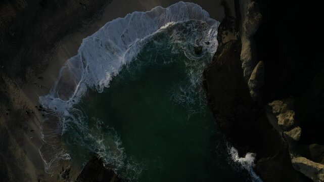 Klayar Beach Pacitan East Java Indonesia Drone Clips