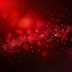 red background