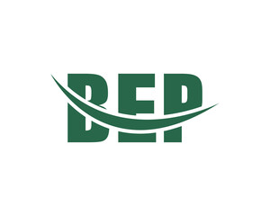 BEP logo design vector template. BEP logo design.