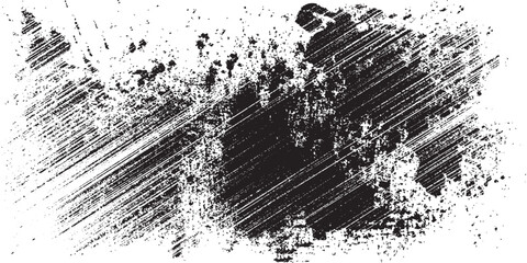 Black and white abstract grunge background with halftone style.