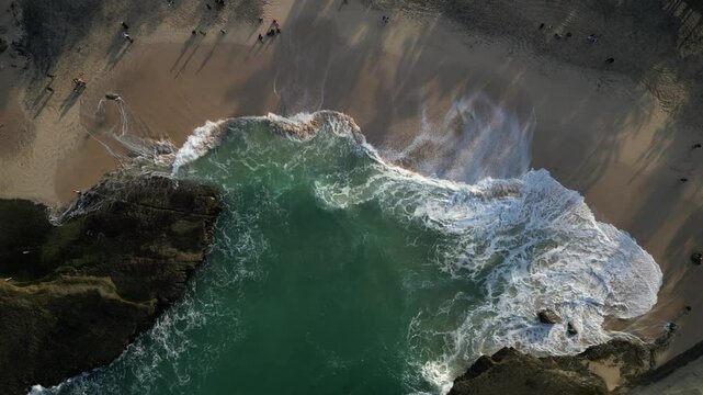 Klayar Beach Pacitan East Java Indonesia Drone Clips