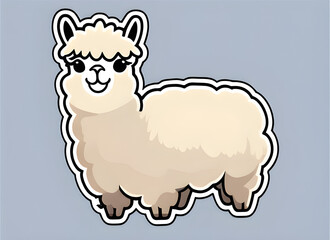 Obraz premium alpaca generative ai