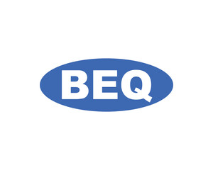 BEQ logo design vector template. BEQ logo design.
