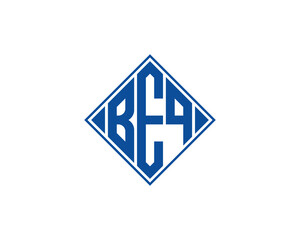 BEQ logo design vector template. BEQ logo design.
