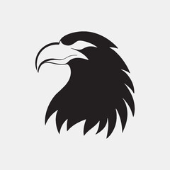 Eagle vector silhouette illustration