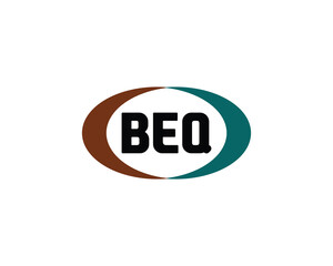 BEQ logo design vector template. BEQ logo design.