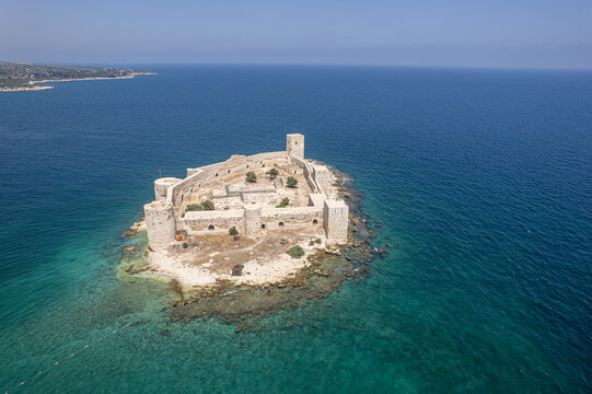 In the middle of the Mediterranean, Kız Kalesi (Maiden Castle), - Mersin, T&uuml;rkiye.