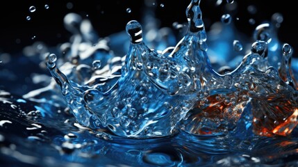 8k water background, water wallpaper, water drops background, hd liquid drops 