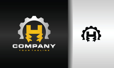 letter H drill set logo