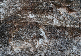 Stone surface from excavation and erosion