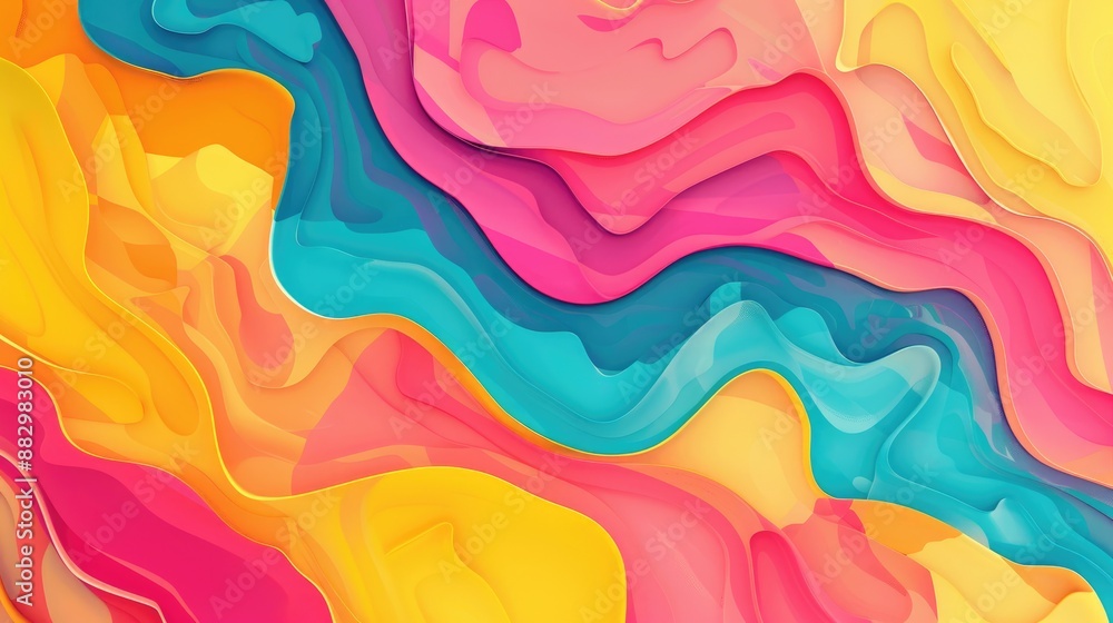 Poster colorful abstract background with surface pattern