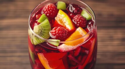 Sangria blends red wine with fresh fruits and a hint of brandy for a refreshing summer drink