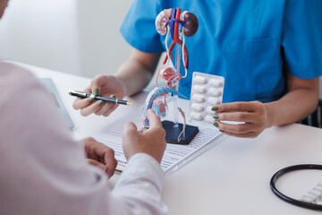 A young man was diagnosed with a tumor in his prostate and the medical team diagnosed him with...