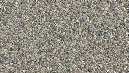 High-resolution seamless panoramic background image of uniform gray gravel floor texture with subtle gradations and nuanced tones.