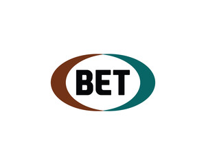 BET Logo design vector template. BET letter logo design.