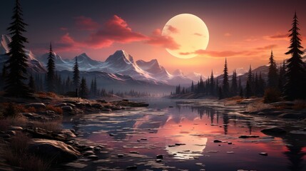 64k, 8k widescreen, wallpaper, amazing lanscape scene, futuristic sci-fi amazing stunning scene, metaverse technology , UAP , UFO, planet and moon, night of civilized  