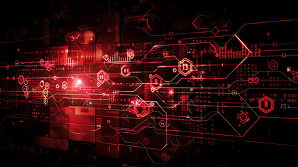 Obraz premium technology background