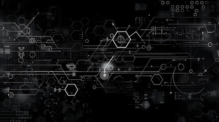 Obraz premium technology background