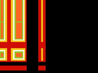 Bright red geometric pattern background 