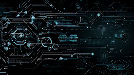 Obraz premium technology background