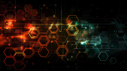 Obraz premium technology background