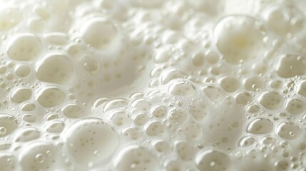 Close up of textured styrofoam with numerous bubbles