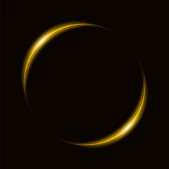 Shiny ball with glare of light. Vector illustration. Sketch for creativity.