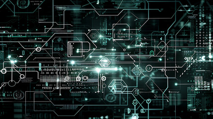 Fototapeta premium technology background