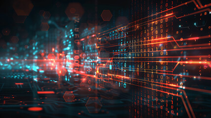 Obraz premium technology background