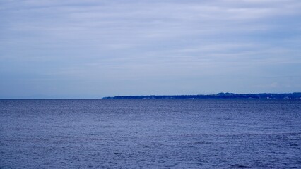 千葉県館山市北条海岸から見た風景