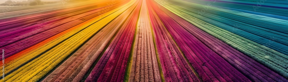 Poster vivid color gradient background with a spectrum of vibrant shades blending seamlessly, perfect for a