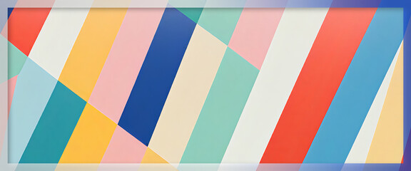 illustrazione con elementi geometrici astratti a tema contemporaneo