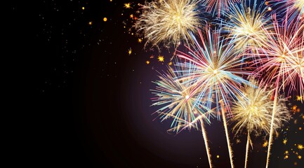 Fototapeta premium fireworks in the night sky