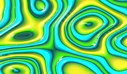 Abstract colorful wavy background. Liquid texture.