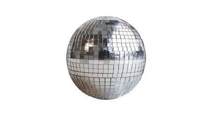 Fototapeta premium Disco ball on transparent background
