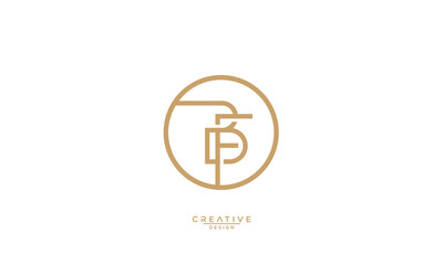 BF, FB, B, F, Abstract Letters Logo Monogram