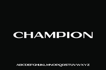 Display alphabet font vector design suitable for headline, poster, logo and many more