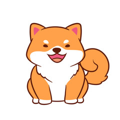 Adorable Shiba Inu Vector