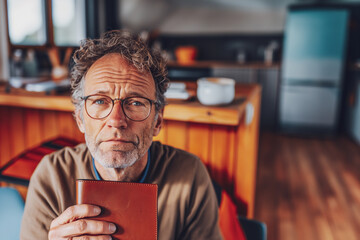 Photo of sad male with empty wallet