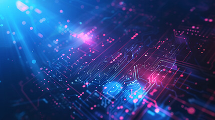 Obraz premium technology background