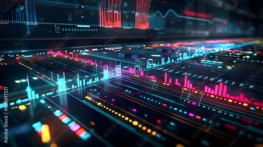 Poster a graphical representation of track arrangement, with sections like intro, verse, chorus, and bridge