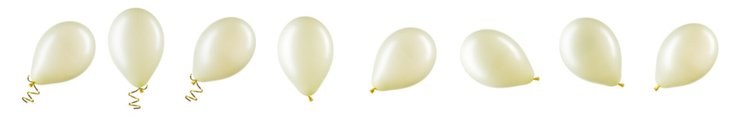 Single chrome silver helium balloon, element of decorations