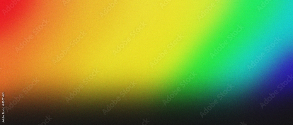 Poster vibrant gradient spectrum of rainbow colors in abstract background