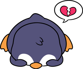 Attractive adorable penguin vector doing fun activities