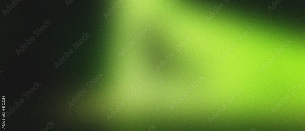 Poster abstract green and black blurred background with soft light and gradient effect