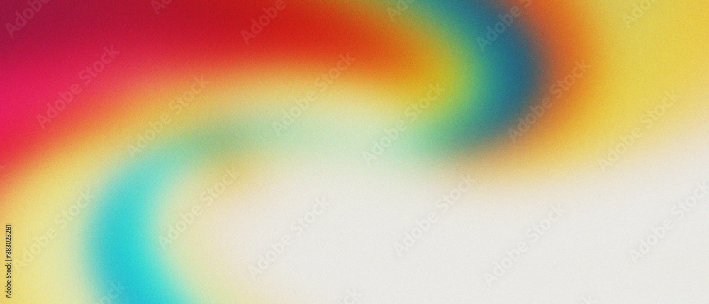 Aufkleber vibrant abstract rainbow gradient background with smooth color transitions