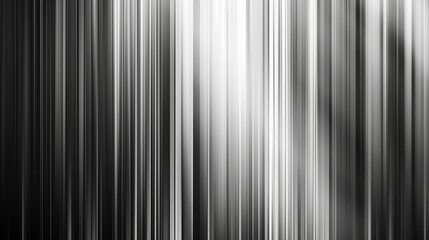 Abstract black and white stripes with a metallic texture create a seamless, modern design for wallpapers and backgrounds