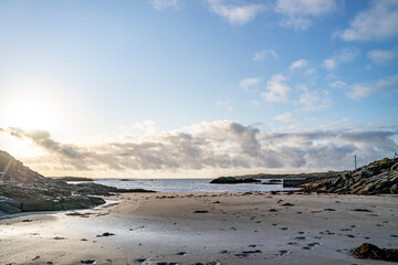 The coastline at Rosbeg County Donegal, Ireland