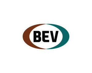 BEV logo design vector template. BEV letter logo design.